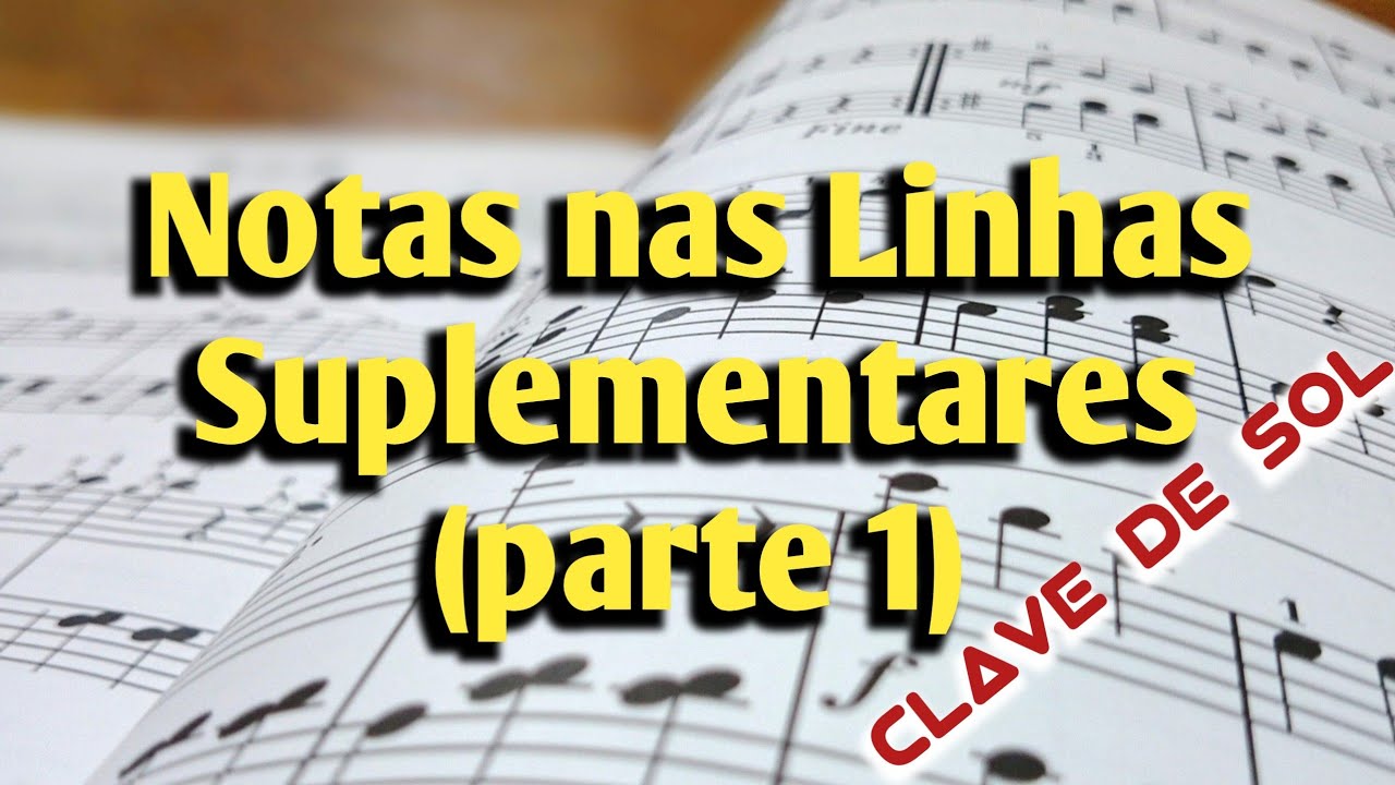 Teoria Musical | Clave de Sol: Notas nas Linhas Suplementares (parte 1)