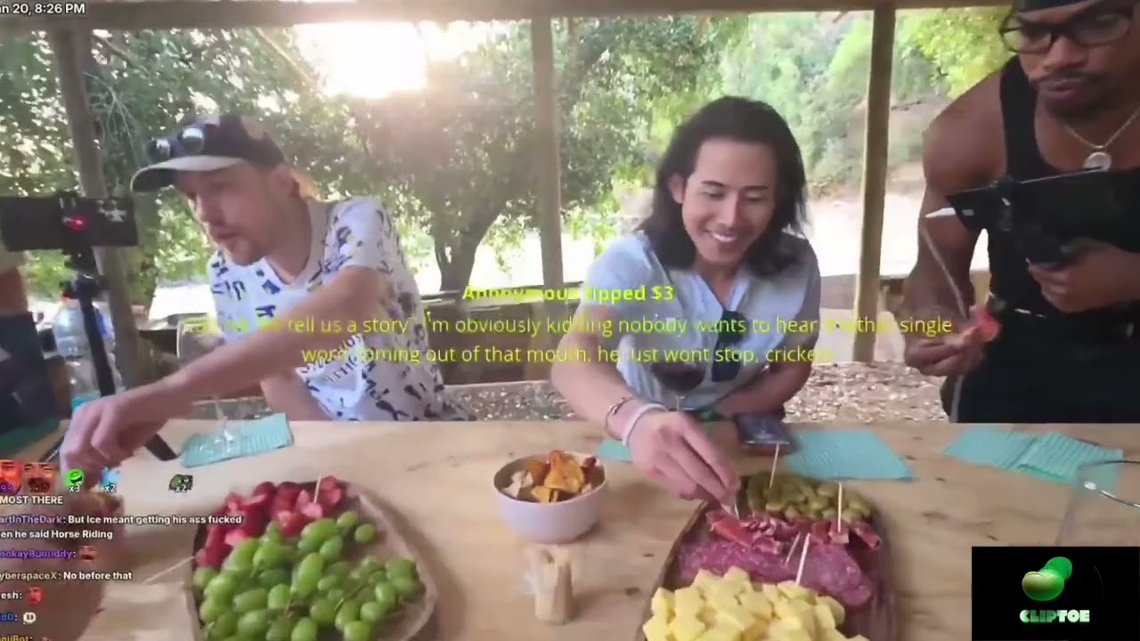 ICE CONFRONTS TAZO/CHAT HATES NICKLEE
