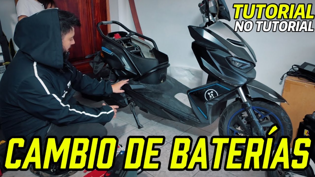 Cómo se Cambian / Instalan las baterías de una Moto Eléctrica ⚡️ | Baterías de Plomo