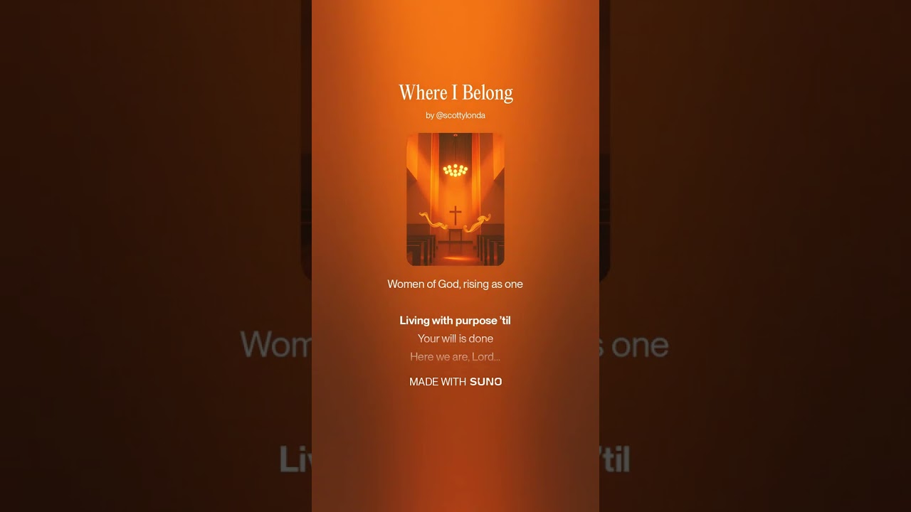 ✨ Where I Belong — A Song for the Women’s Ministry ✨