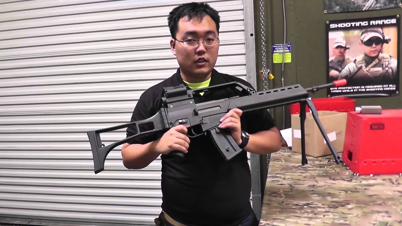 Airsoft GI Uncut - One Minute Reivew |  Elite Force H&K G36 with MOSFET - 19426