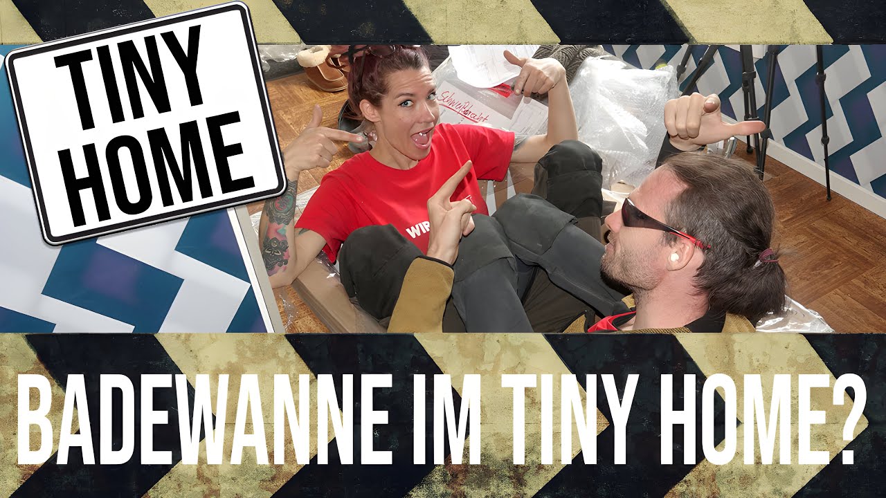 Mini Badewanne Ecolam für das Tiny Home - geht das? Wieviel Badekomfort ist im Tiny Haus möglich?