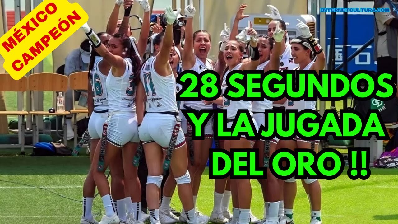 SUPER EMOCIONANTE FINAL, MIRA COMO GANÓ MÉXICO !! #flagfootball #mexico #sports #deportes #champion