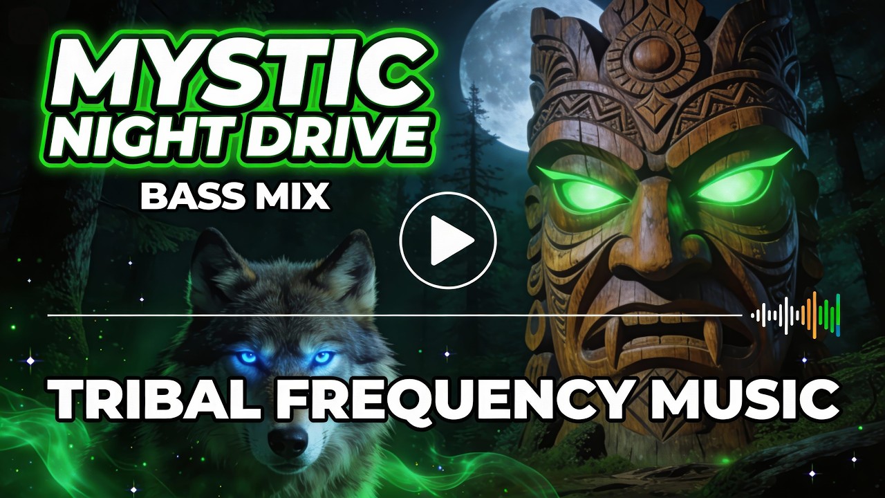 Mystic Night Drive Bass Mix | Dark Ritual Techno Trance | Jungle Forest Atmosphere | No Vocals