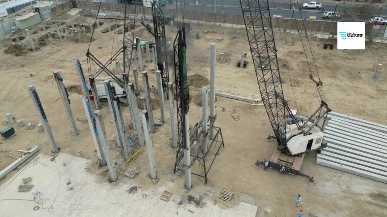 418 pilotes para construir el futuro de Chimbote | Hincado de Pilotes – DCC Perú