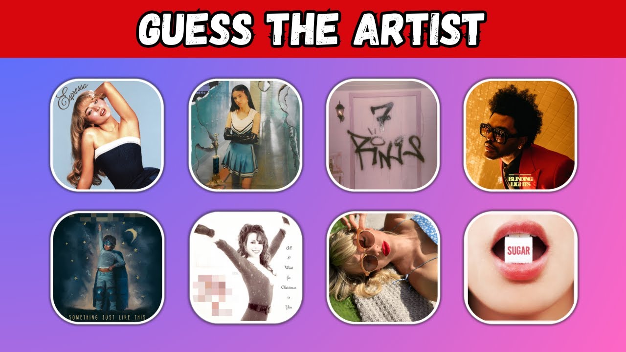 Guess The Artist | Guess The Artists Music Quiz