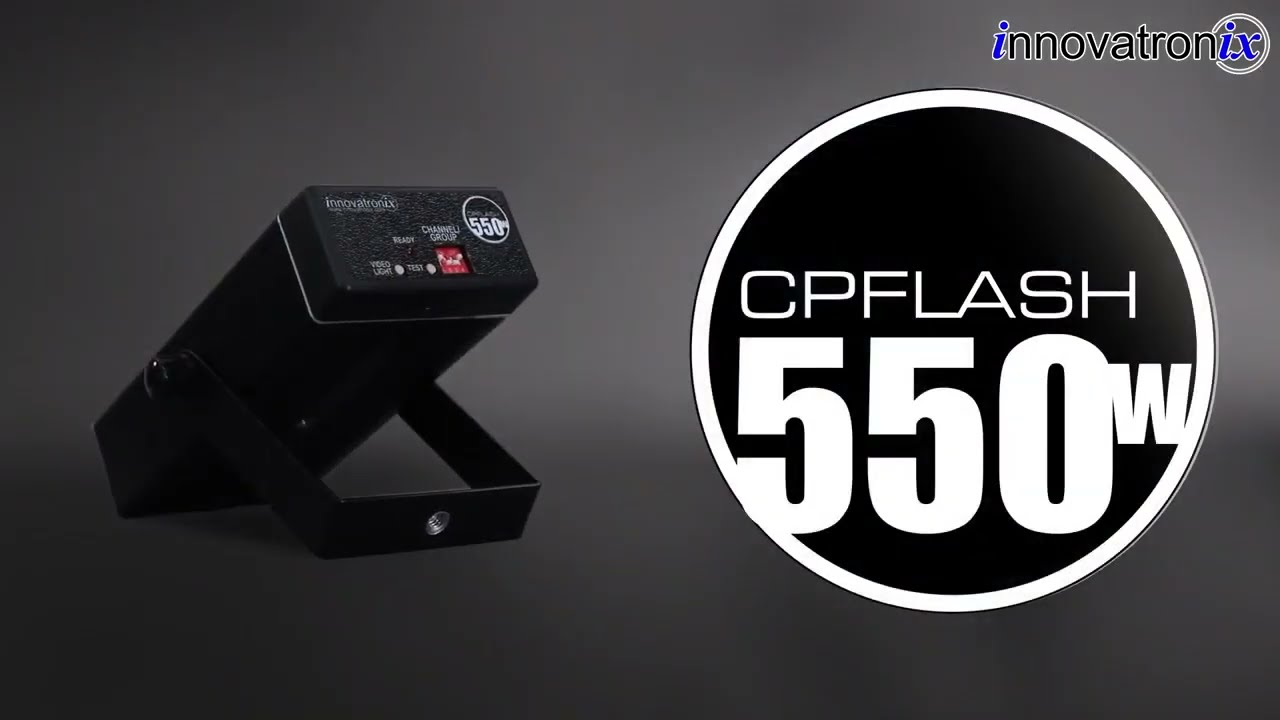 InnovatronixNextGen- CP FLASH 550W Off-camera LED Flash for Smartphones, DSLRs or mirrorless cameras