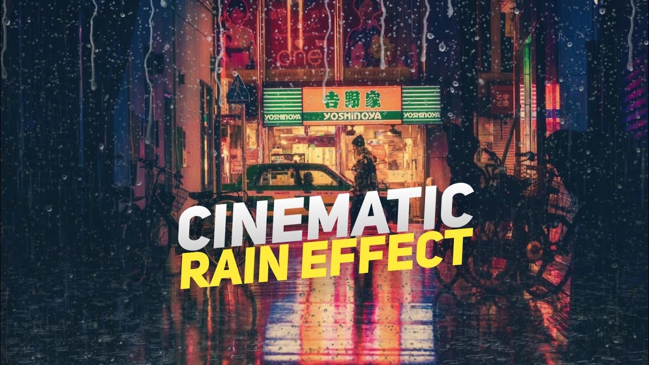 Create this VFX cinematic rain effect | Motion Vibes