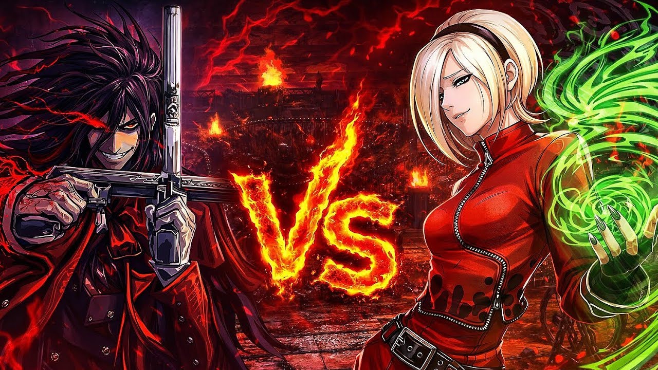 [ KOF Mugen ] Alucard vs Ash Epic Fight Full Battle  
