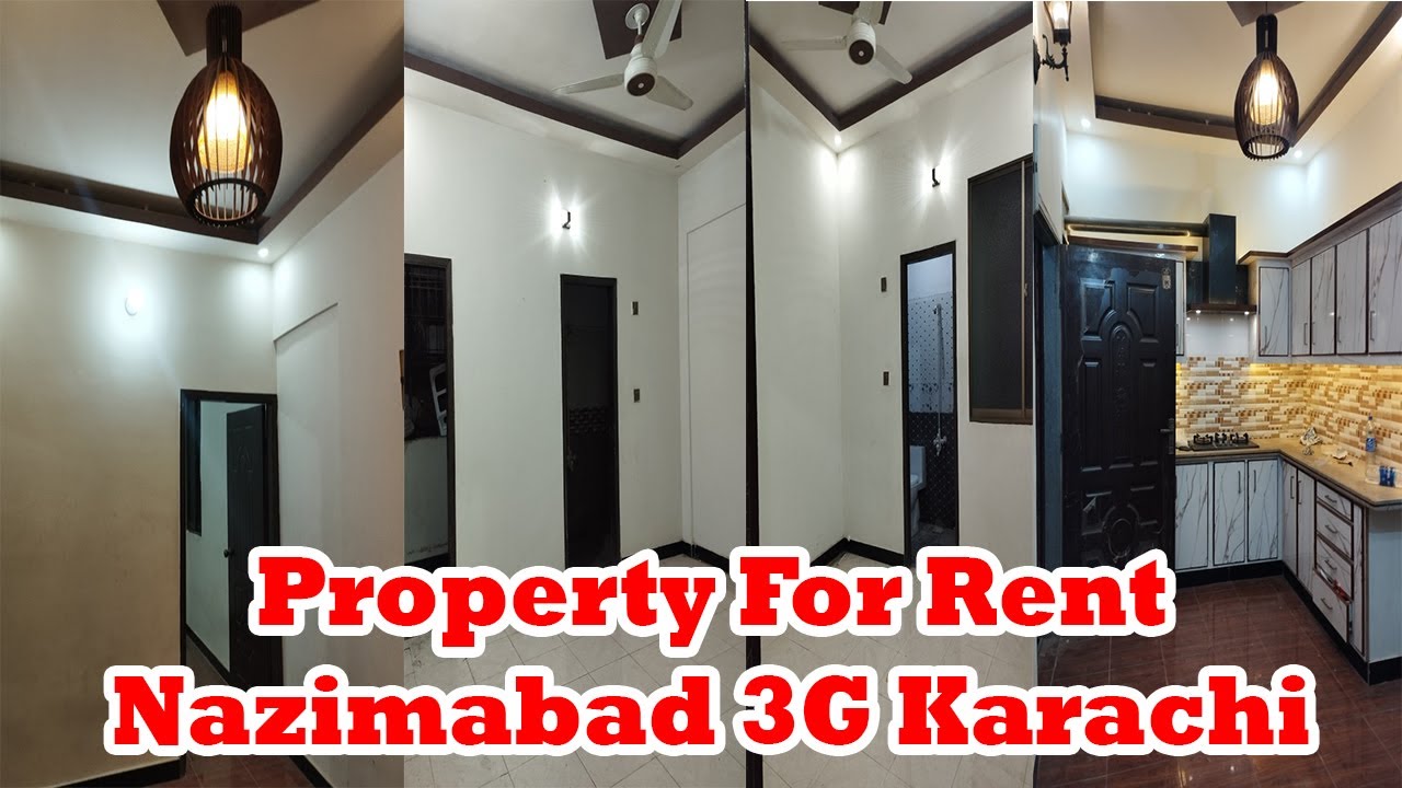 Flat For Rent | 2 Bed DD 2nd Floor Back Side Tip Top | Nazimabad 3G Karachi