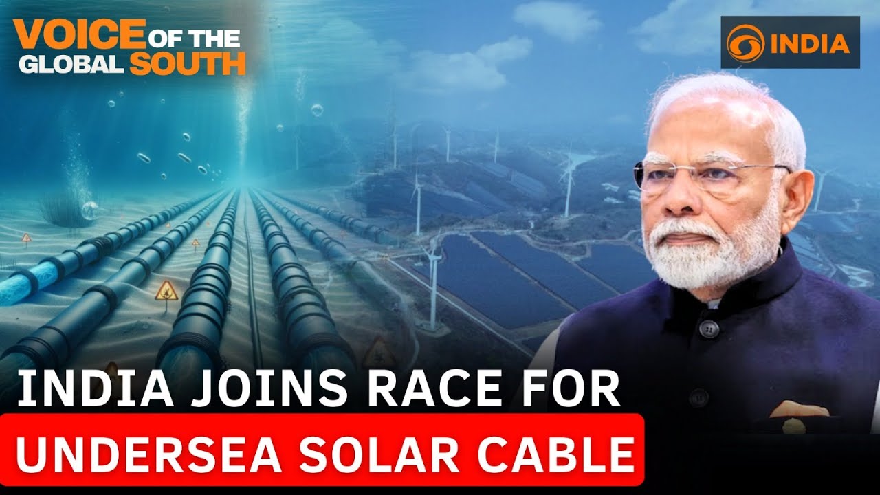 India’s Bold Solar Move: Undersea Cable to Singapore | Clean Energy Revolution Begins