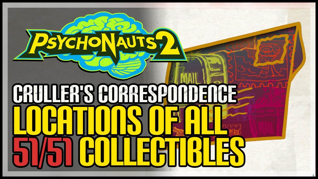 Psychonauts 2 Cruller's Correspondence All Collectibles
