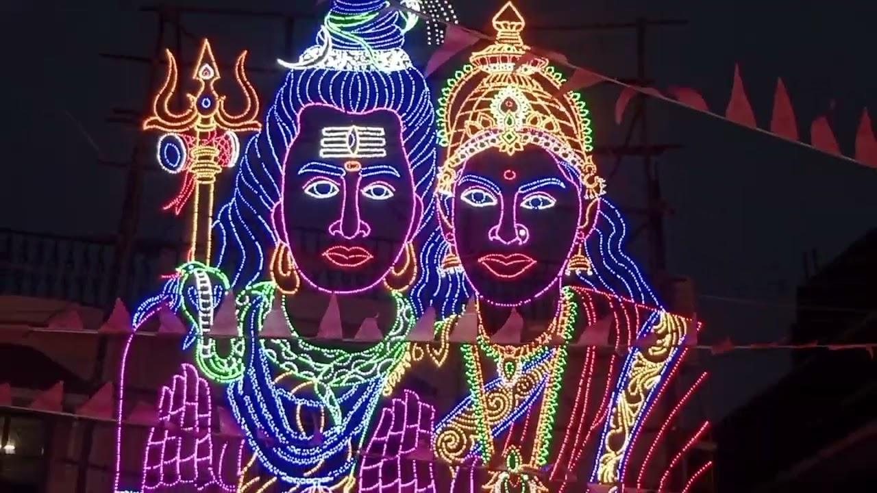 வண்டிமலைச்சி அம்மன் கோவில் கொடை அலங்கார மின்விளக்கு 