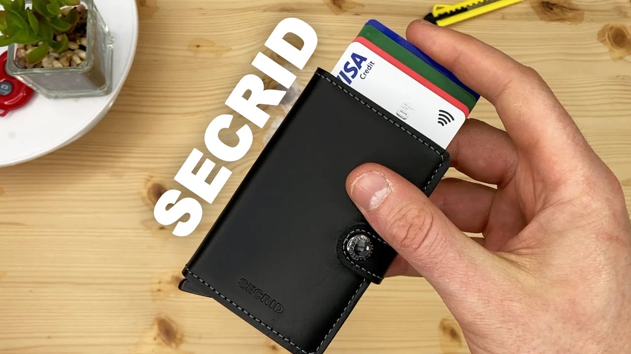Mini portfel SECRID, smukły mini portfel | Recenzja i test RFID!