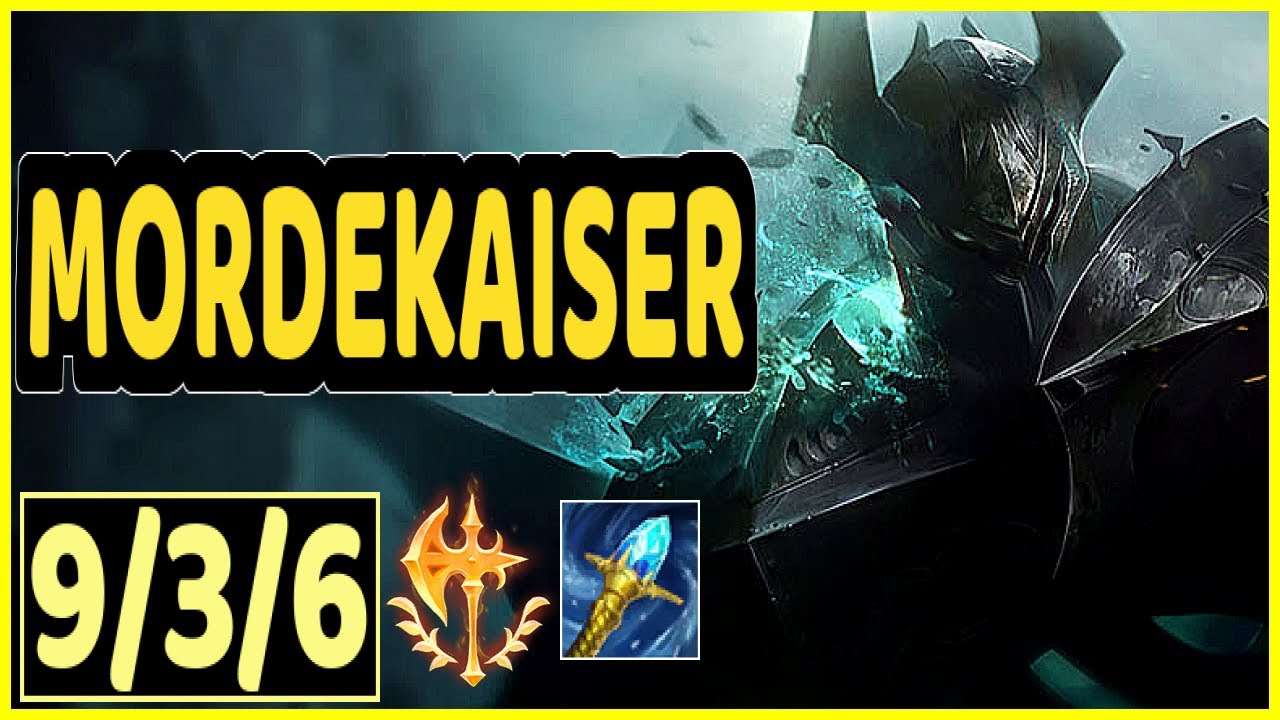 MORDEKAISER VS ORNN - 9/3/6 KDA TOP GAMEPLAY DIAMOND III
