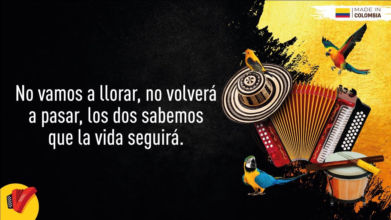 Fue Un Amor De Verdad, La Combinaci&oacute;n Vallenata, Video Letra - Sentir Vallenato