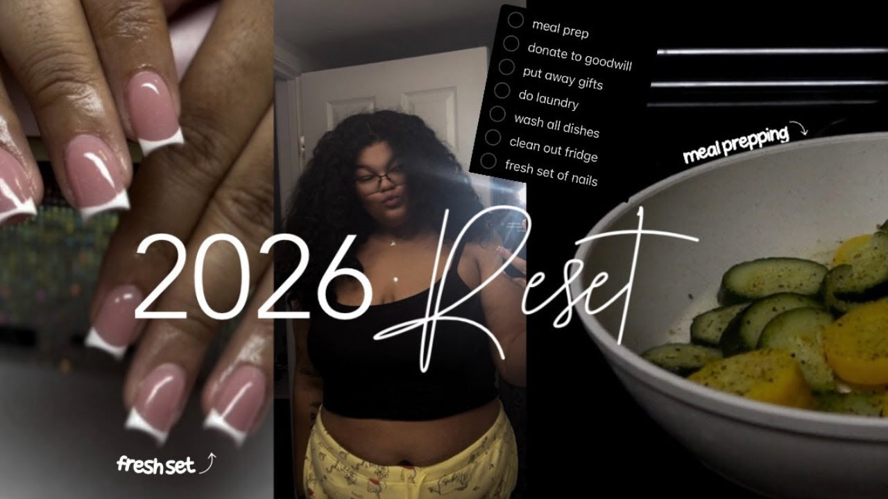 2026 RESET ❅ | cleaning, meal prepping & resetting for the new year!