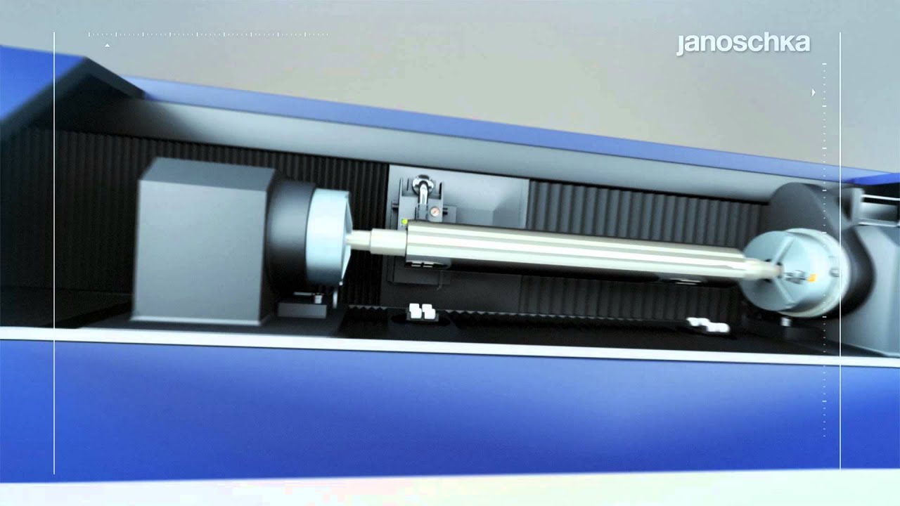direct laser engraving of rotogravure cylinder by Janoschka