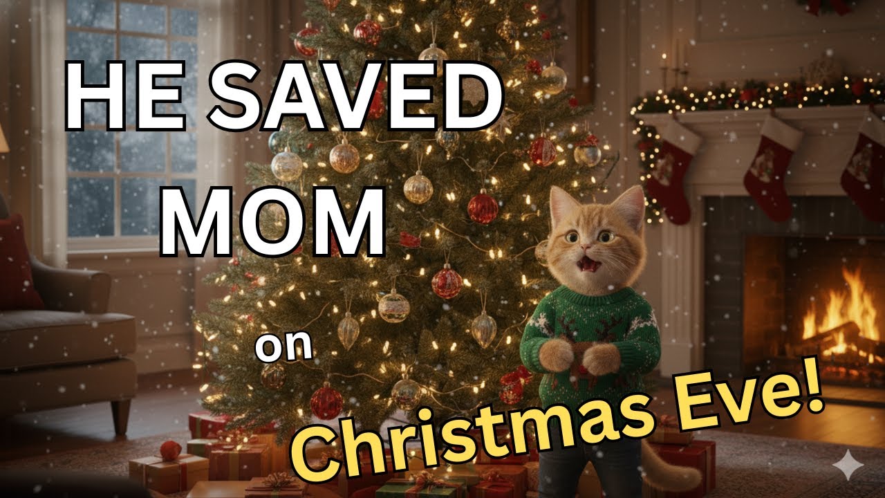 The Smart Cat Saved Mom on Christmas Eve!