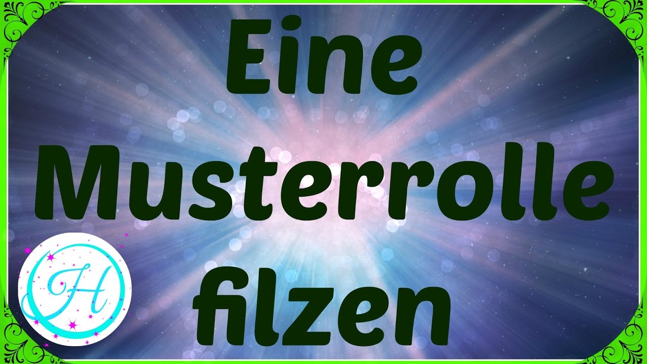 DIY Musterrolle filzen
