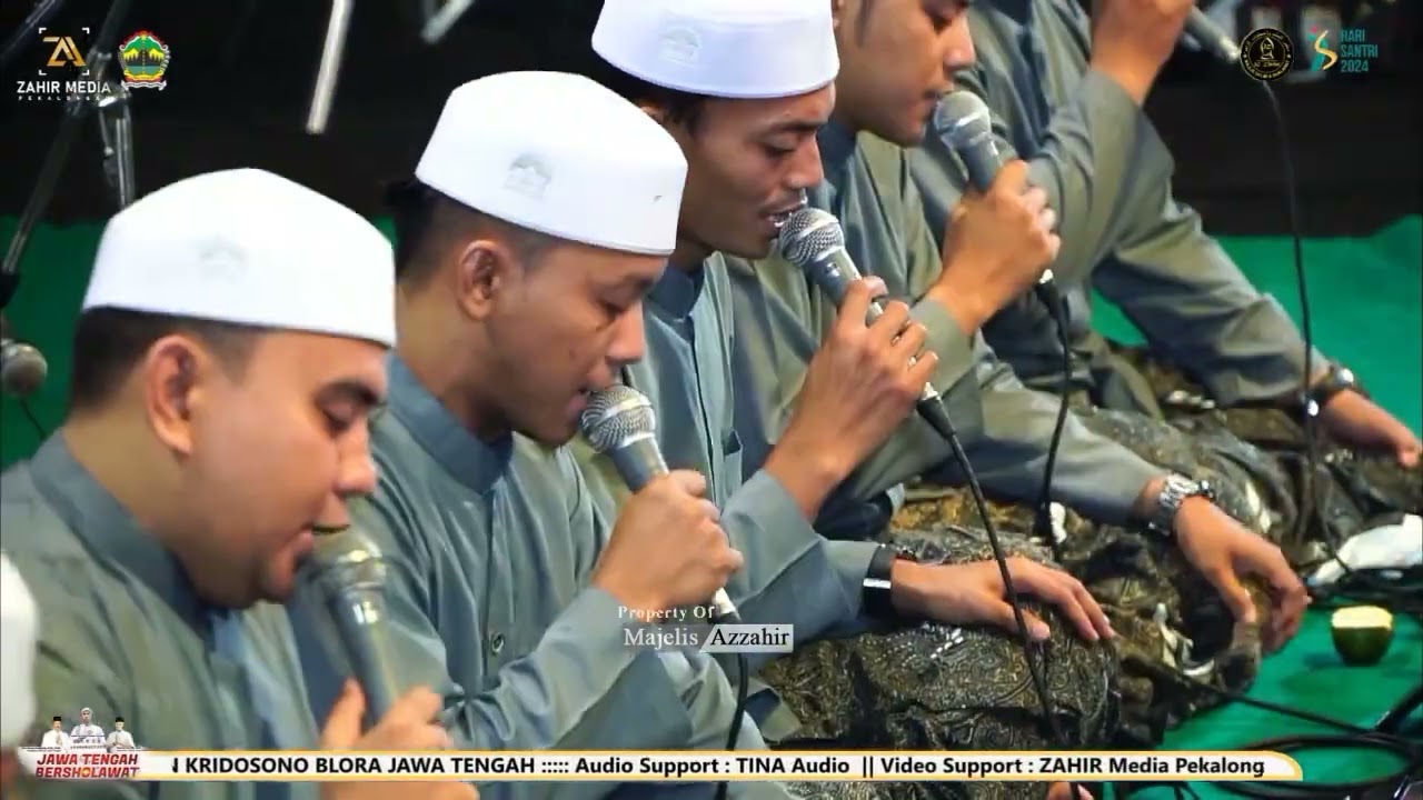 Mars Hari Santri I Versi Azzahir Terbaru I Hari Santri Nasional 2024 I Live Blora Jateng Bersholawat