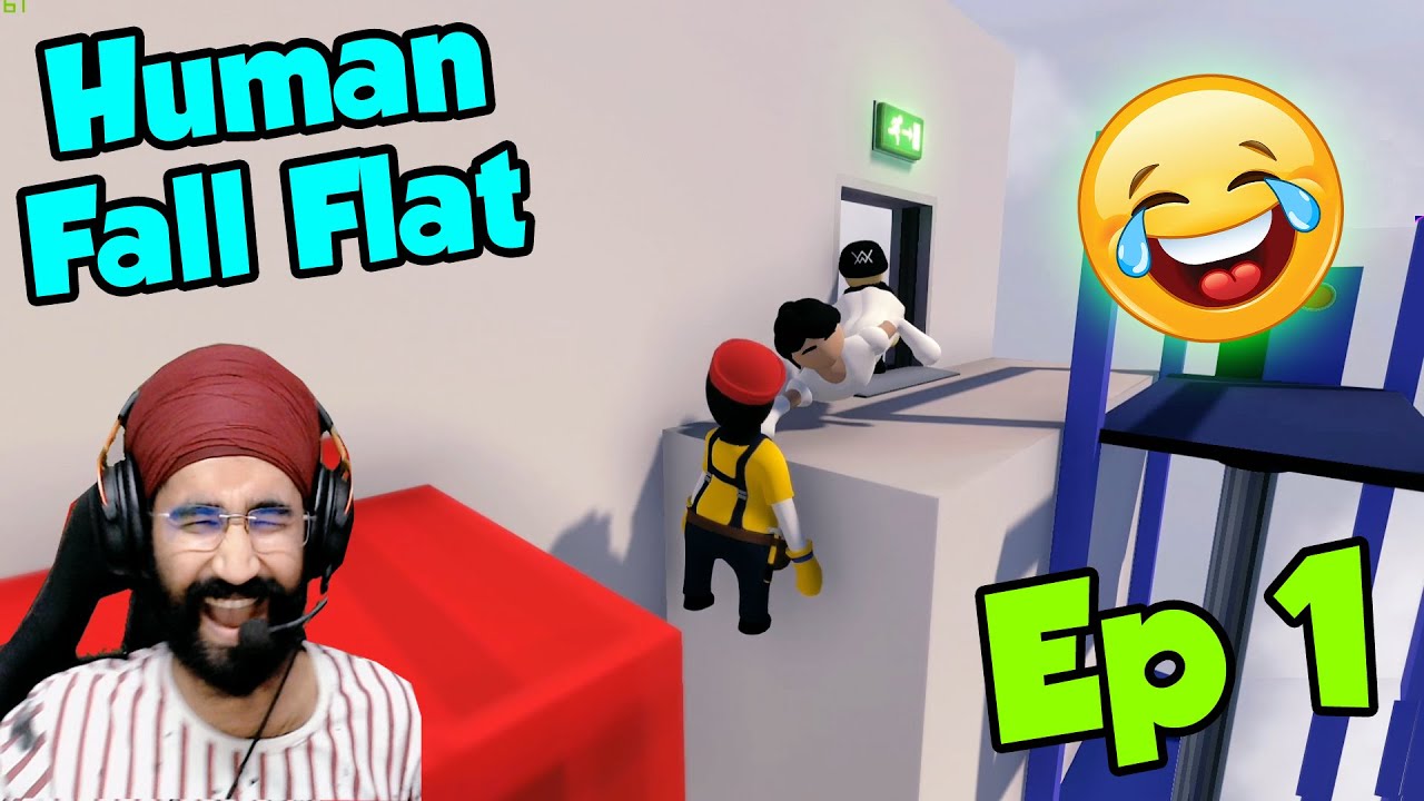 HUMAN FALL FLAT 🤣 FULL BAKCHODI EPISODE 1 🤪
