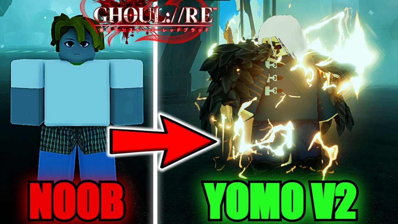 Переход от нуба к йомо v2 Ренджи Ёмо в GHOUL://RE... (Roblox)