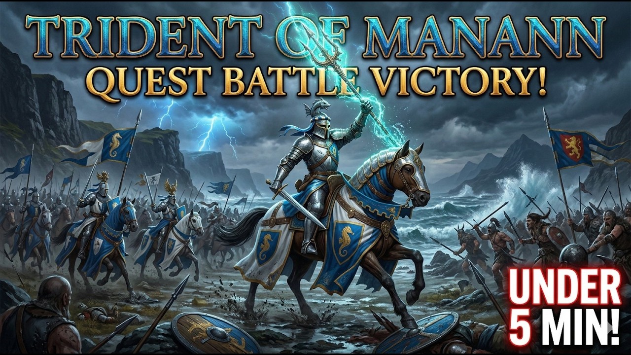 Destroying the Trident of Manann Quest in UNDER 5 MINUTES! 🔱 (Warhammer 3)