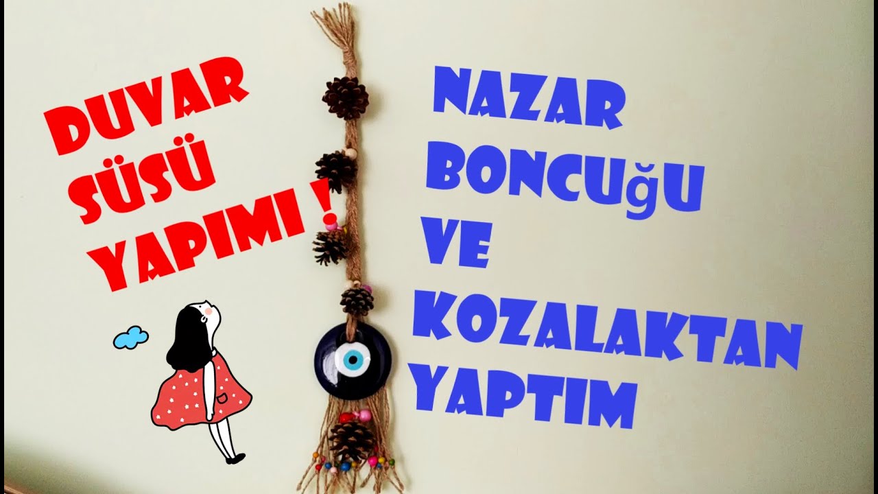 NAZAR BONCUĞUNDAN DUVAR SÜSÜ YAPIMI