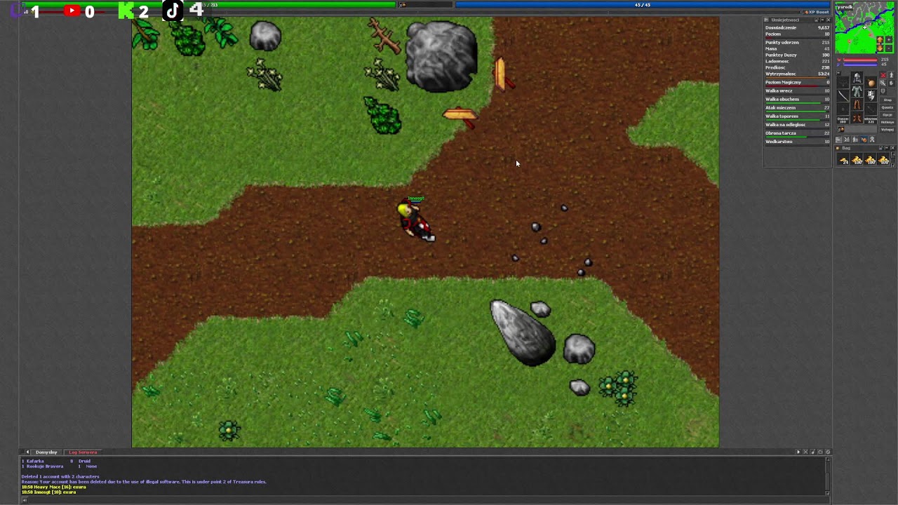 Amatorsczyzna Tibijska na Treasurce Online #tibia #retro