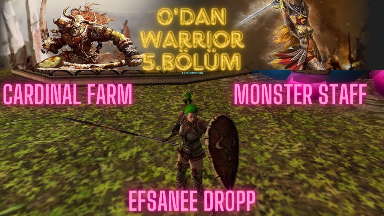 CZ CARDINAL FARM -- MONSTER STAFF -- EFSANE DROP //0'DAN WARRİOR 5.BÖLÜM