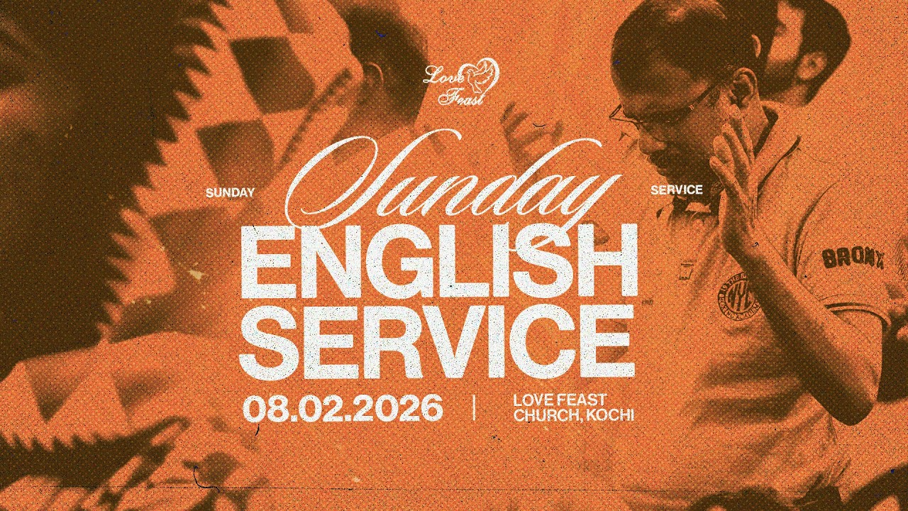 🔴LOVE FEAST ENGLISH SERVICE | 08-02-2026🔴