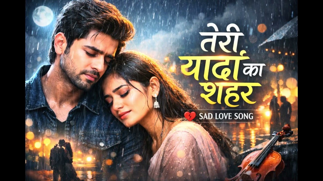 Teri Yaadon Ka Shehar 💔 | Very Sad Love Song | Heart Broken Hindi Song | Bollywood Romantic Music 