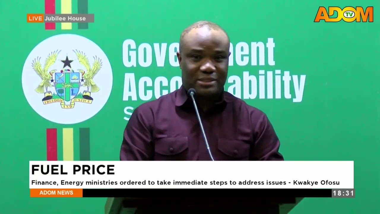 Fuel Price: Gov't briefs media on outcome of emergency Cabinet meeting - Evening News on Adom TV