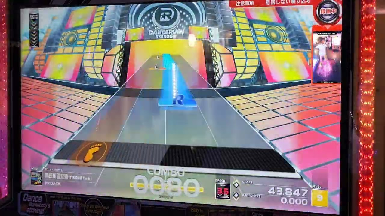 [#DANCERUSH_STARDOM] 「隅田川夏恋歌 (STARDOM Remix)/PRIDASK」LV.9 Chart