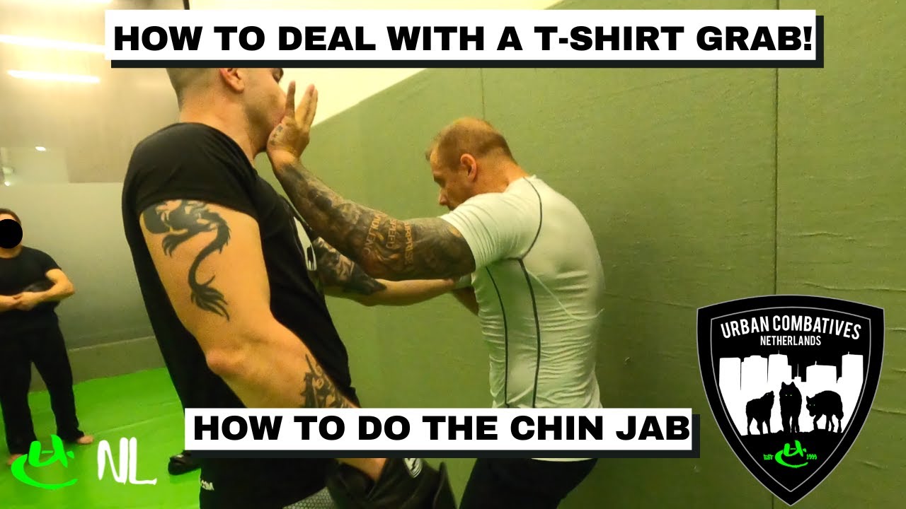 HOW TO DEAL WITH A T-SHIRT GRAB / HOW TO DO A CHIN JAB