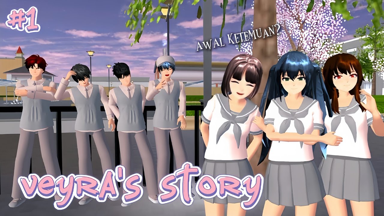 VEYRA'S STORY #1 [AWAL PERTEMUAN] || DRAMA SAKURA SCHOOL SIMULATOR