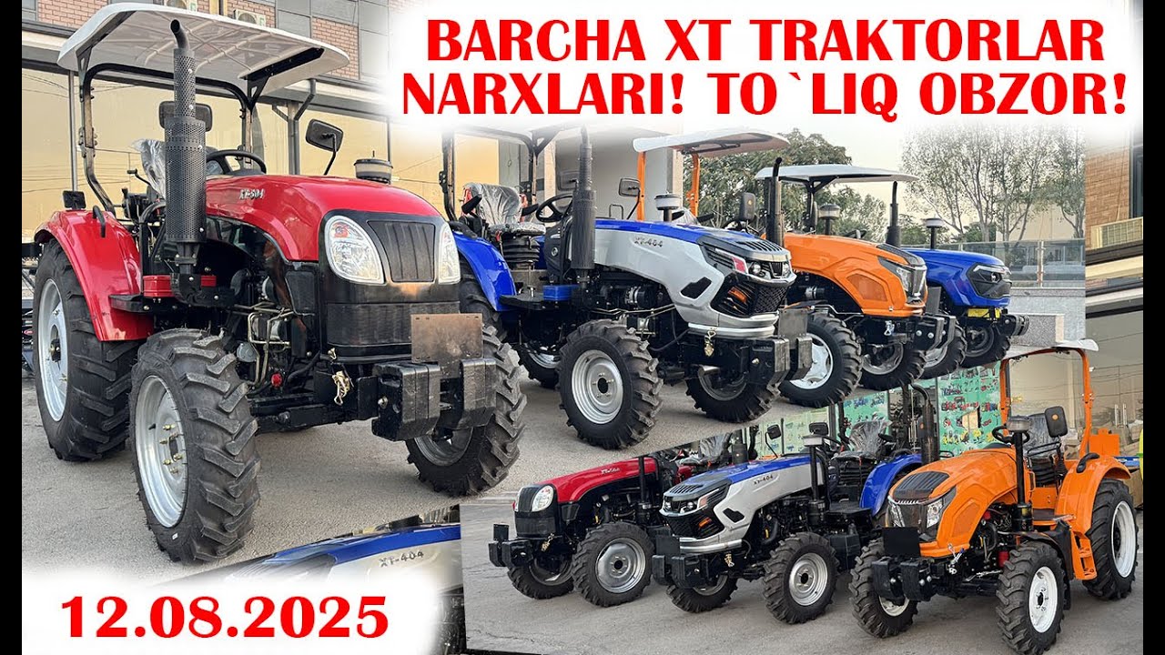 NEGA AYNAN BU TRAKTORLARNI TANLASH KERAK? BARCHA XINTAI TRAKTORLARI TO’LIQ OBZOR!