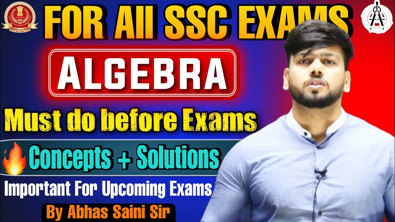 Algebra - 11 Concepts must do before Exam !! Best Revision Video for Algebra !!!