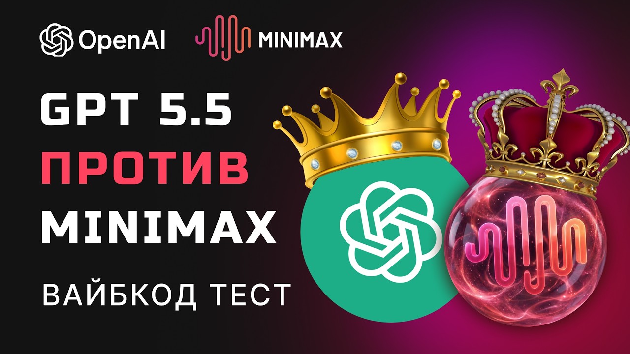 MiniMax M3 vs GPT-5.5! Китайский монстр против OpenAI