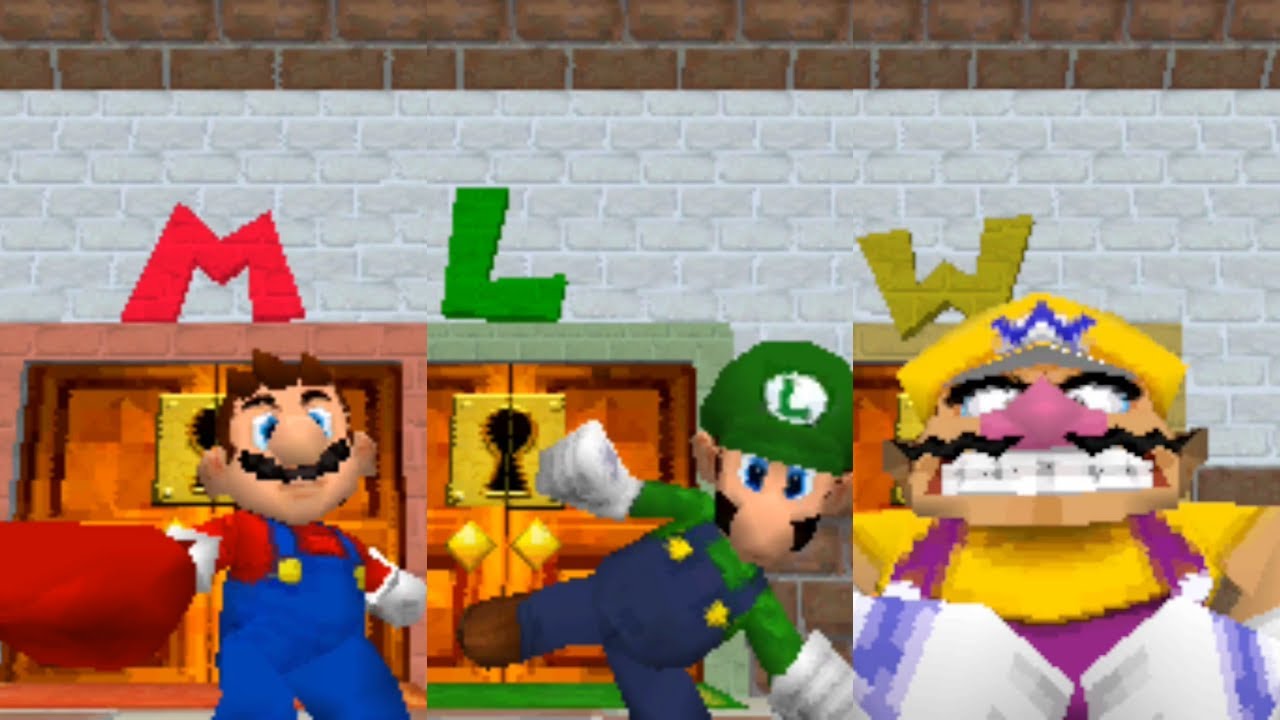 Super Mario 64 DS - Unlocking All Characters
