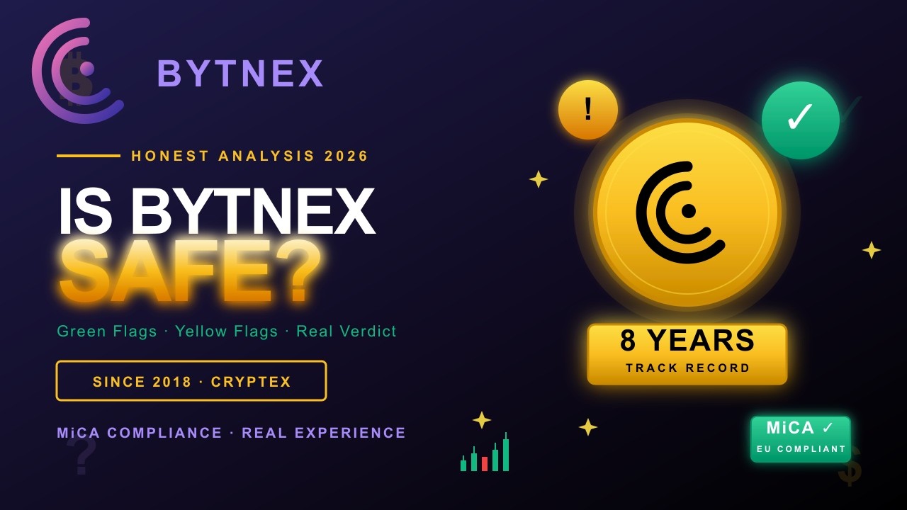 Is Bytnex Safe? Honest Risk Analysis 2026 &mdash; 8 Years Track Record + MiCA Compliance Review