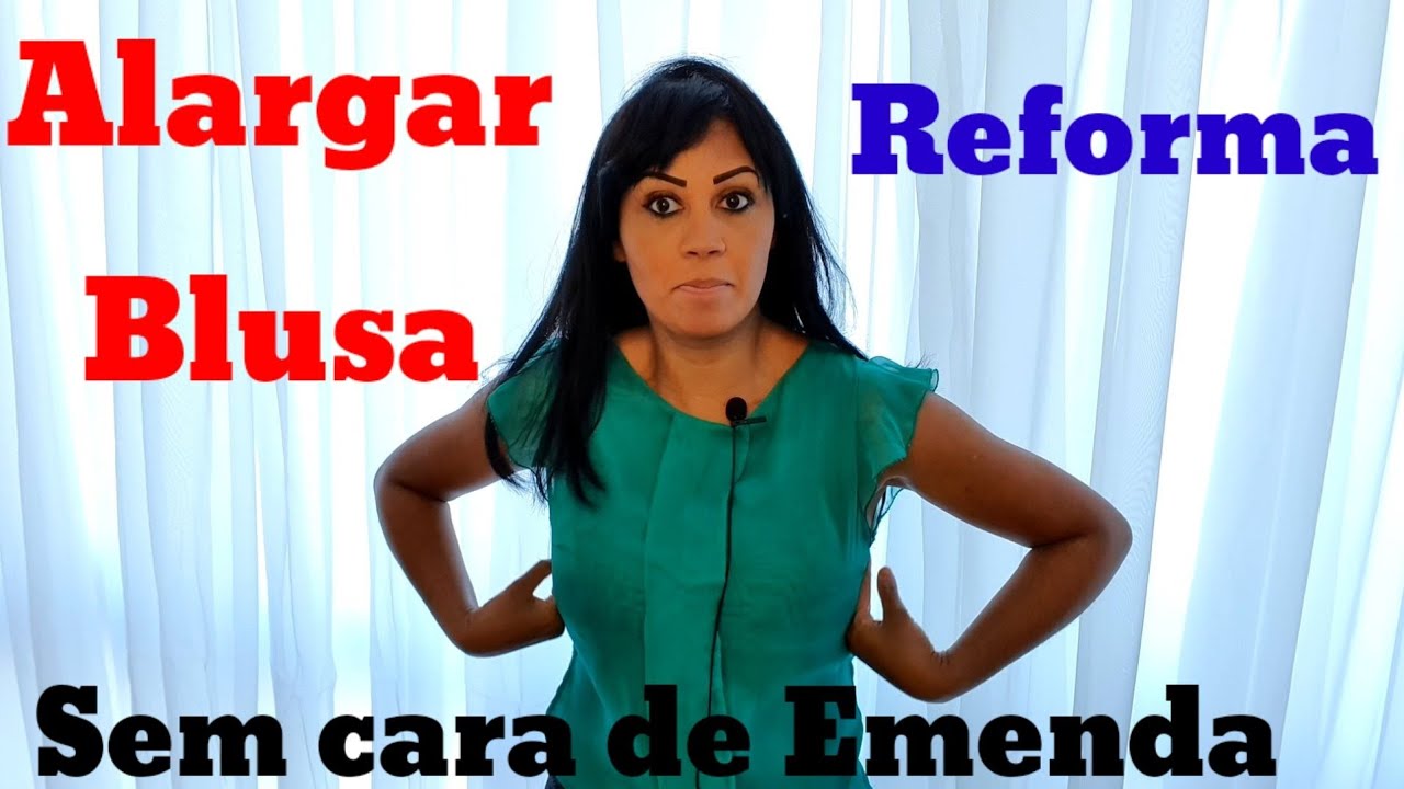 DIY Como alargar Blusa de Seda sem botões_Costura fácil passo a passo para iniciante Gisleide Novelo