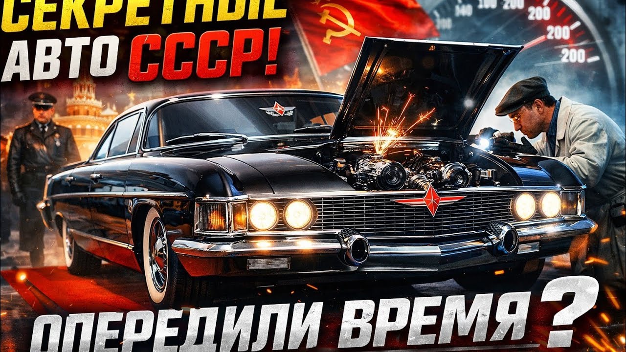 СЕКРЕТНЫЕ АВТО СССР, КОТОРЫЕ ОПЕРЕДИЛИ ВРЕМЯ
