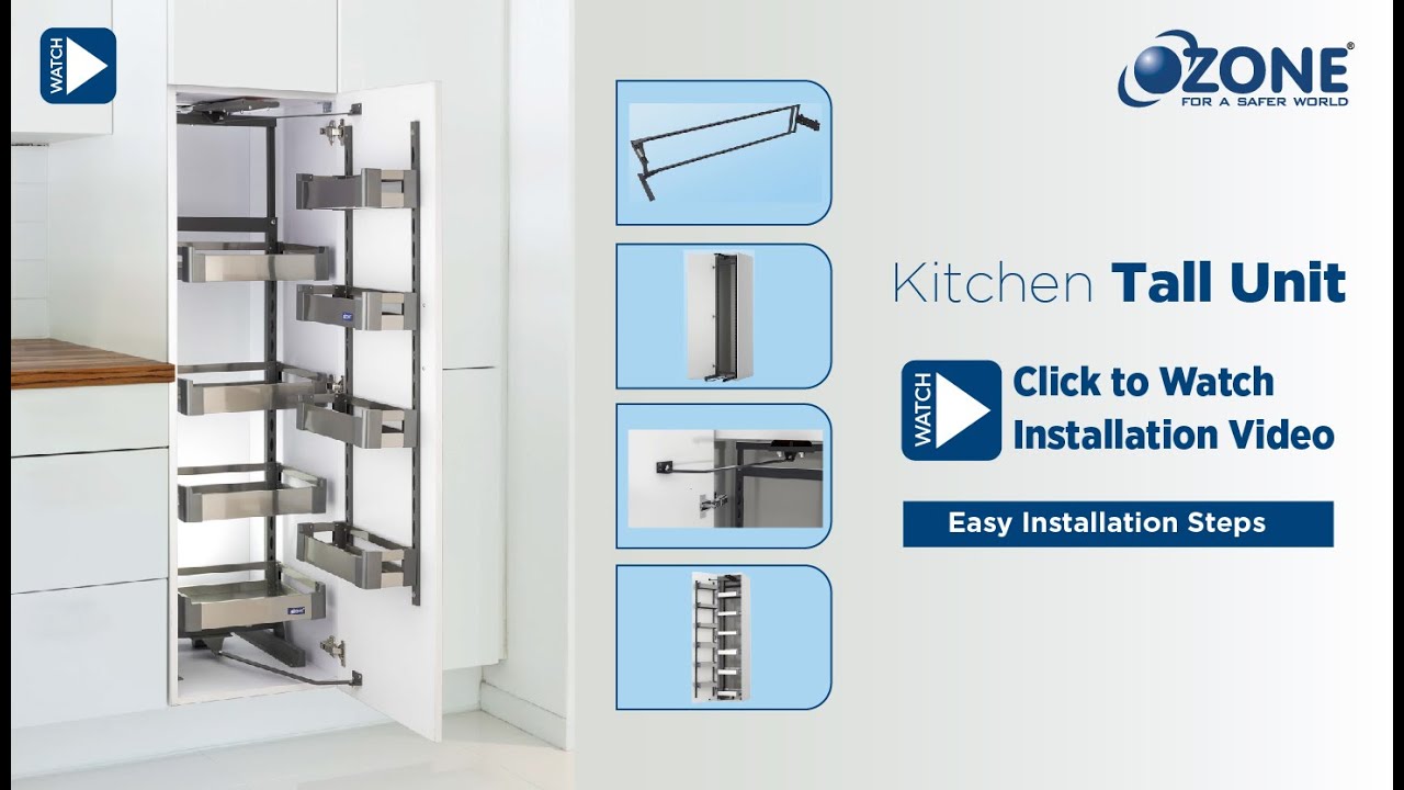 Kitchen Tall Unit - Utility Storage | Installation Guide | Ozone