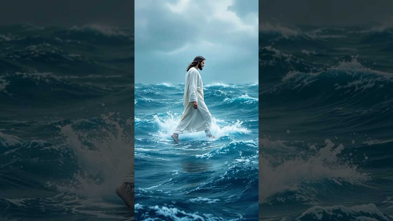 Jes&uacute;s Camina Sobre el Mar 🌊 | &iquest;Qui&eacute;n Calma Tu Tormenta?  #jesus