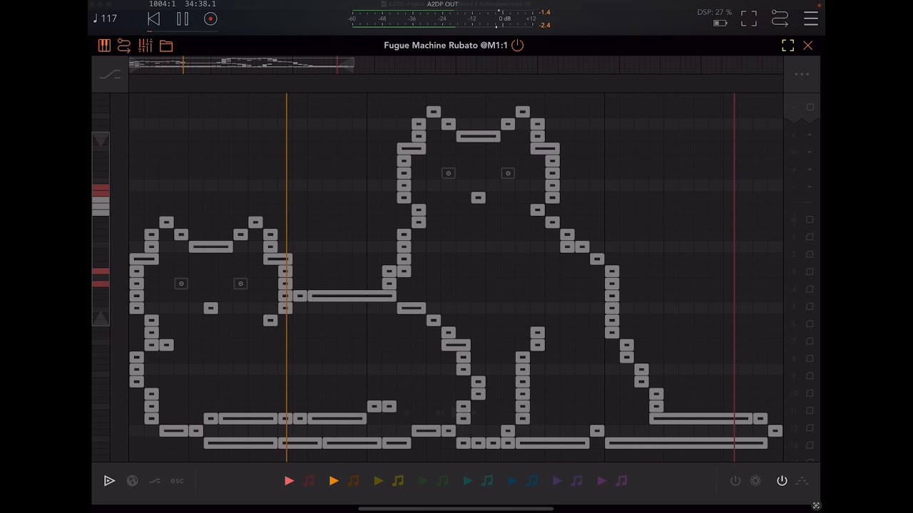 Fugue Machine Rubato - Elastic OSC Jam - what a great combination!!