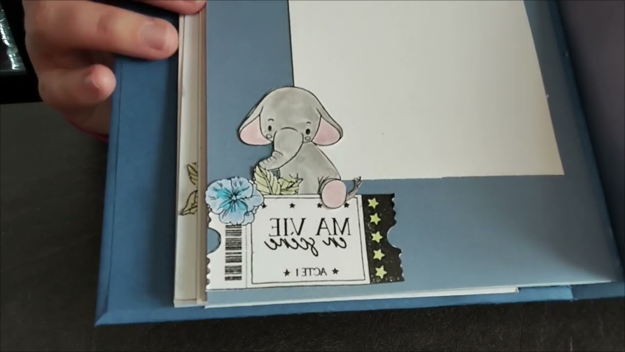 Pr&eacute;sentation album tous en sc&egrave;ne scrap didi