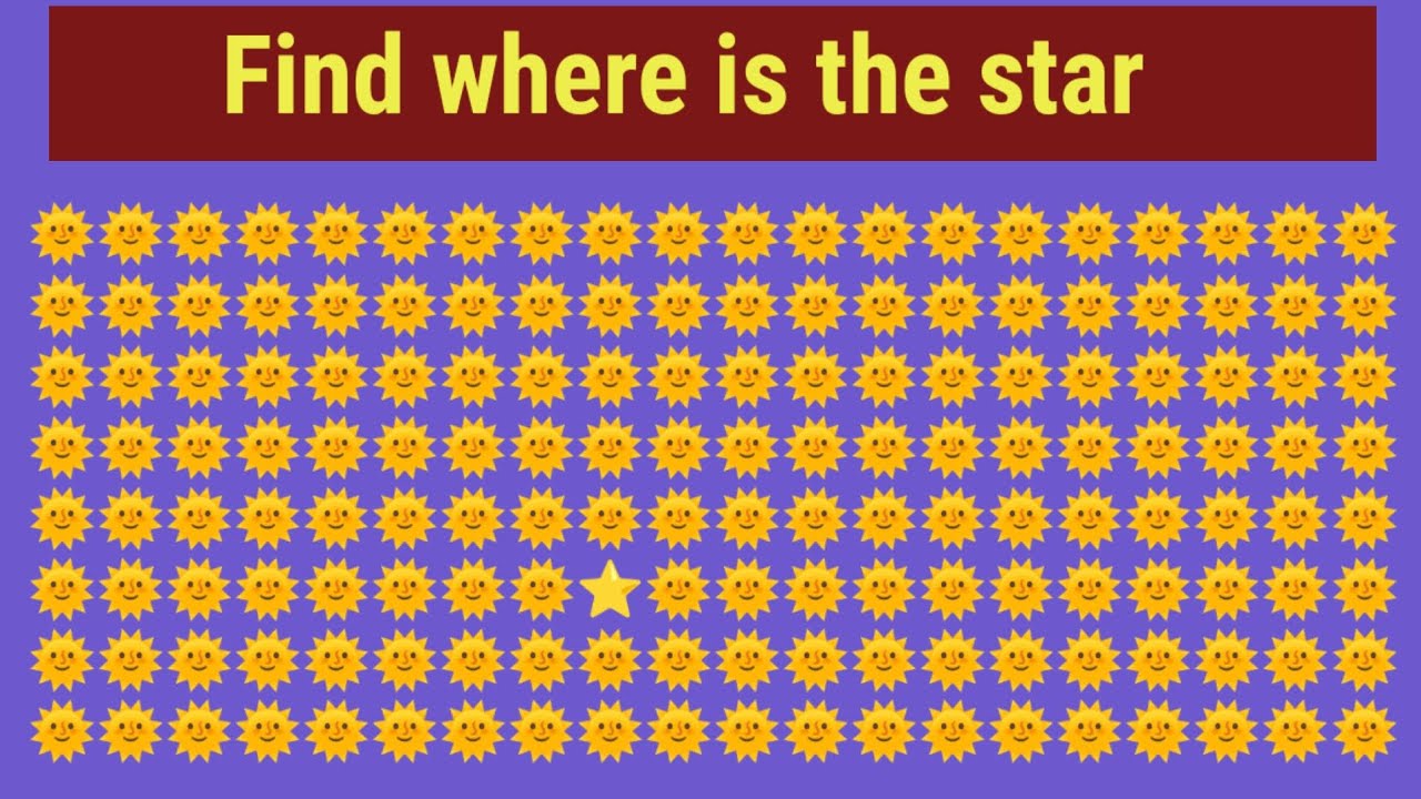 Find where is the star/ find the odd one out/ 3 seconds challenge/ Harvan's Gk questions