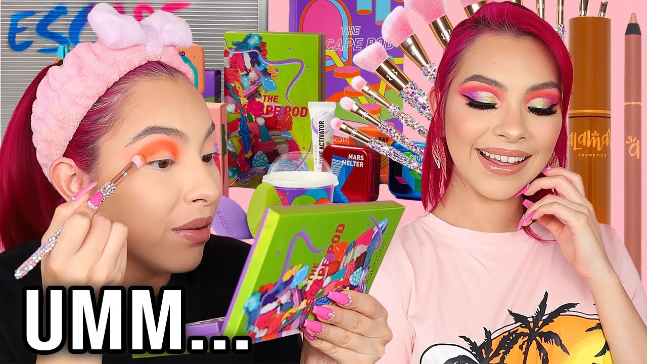 TRYING THE HOTTEST NEW VIRAL INDIE MAKEUP BRANDS!! ARE THEY ANY GOOD??